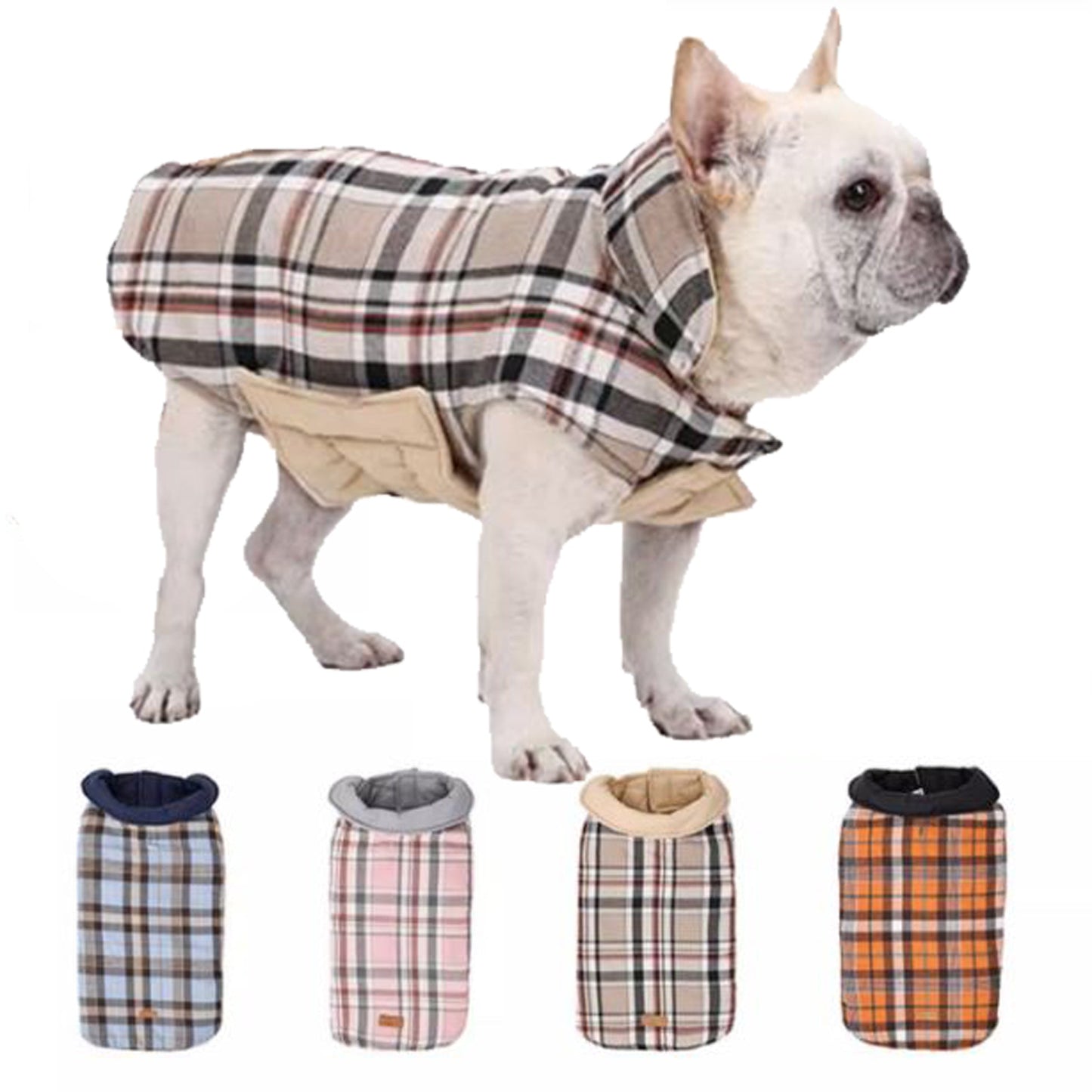 Frenchie-Dual-Layer-Plaid-Vest-www.frenchie.us