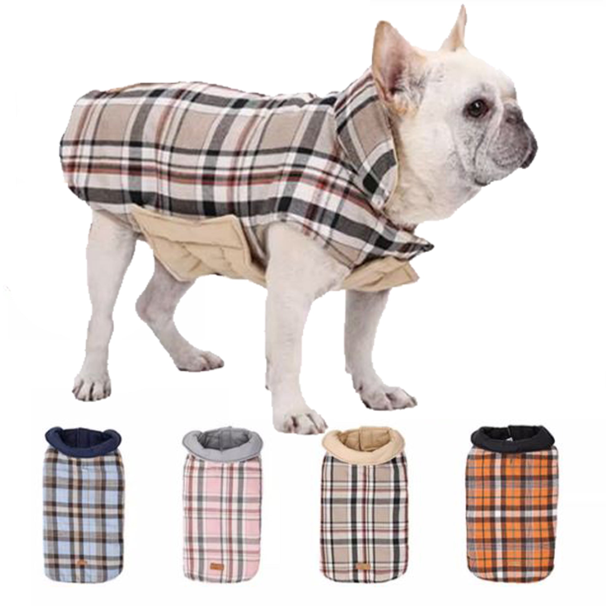 Frenchie-Dual-Layer-Plaid-Vest-www.frenchie.us