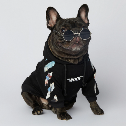 Frenchier™ - French Bulldog Woof Hoodie V4 - Frenchie.us