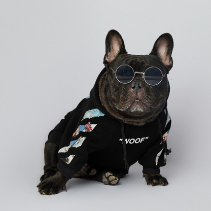 Frenchier™ - French Bulldog Woof Hoodie V4 - Frenchie.us
