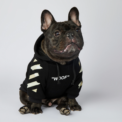 Frenchier™ - French Bulldog Woof Hoodie V1 - frenchie.us